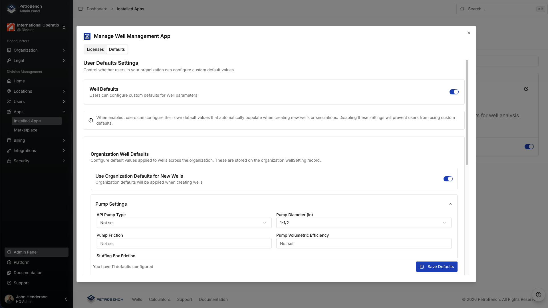 Template Standardization Interface